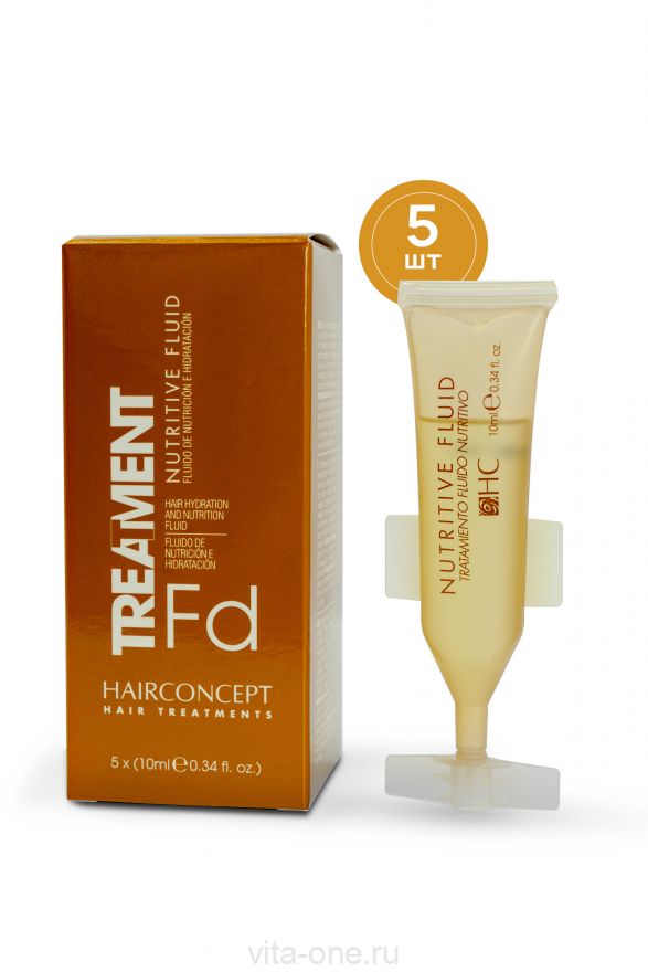 Флюид интенсивное питание серии NUTRITIVE серии ELITE PRO HAIR CONCEPT 5*10мл