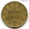 Германия 20 евроцентов 2002 F