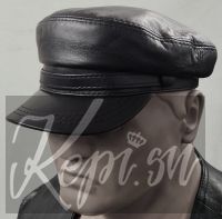 Фуражка кожаная ZOV, картуз мужской