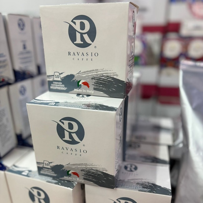 Кофе молотый в капсулах Ардженто 10 шт, Ravasio Caffe' Argento 10 cap.