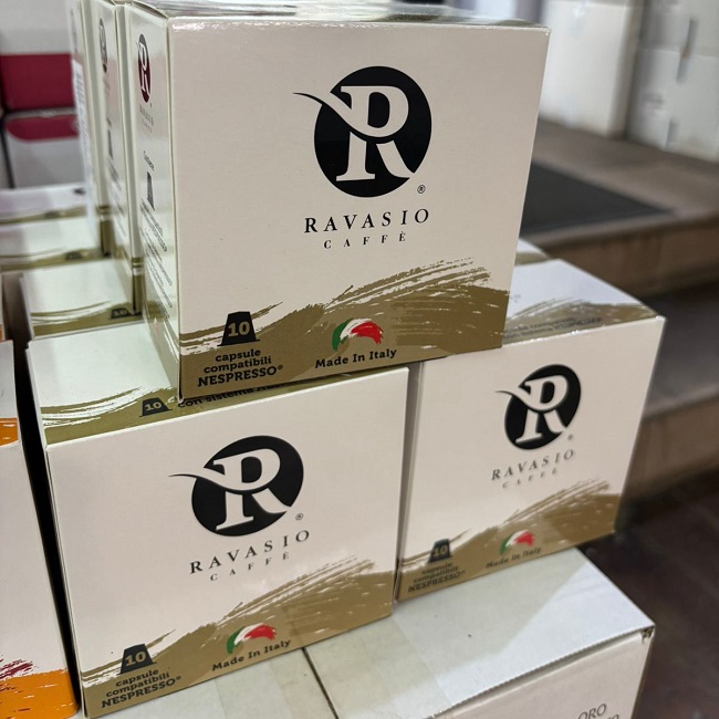 Кофе молотый в капсулах Оро 10 шт, Ravasio Caffe' Oro 10 cap