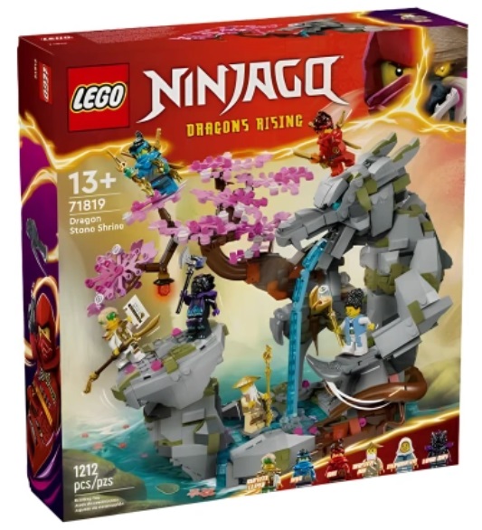 Конструктор LEGO 71819 NINJAGO Храм камня дракона 1212 дет.