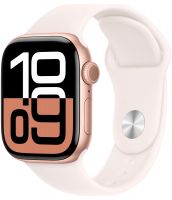 Apple watch S10 42 Rose Gold Alum.Case S/M Light Blush SB MWWH3