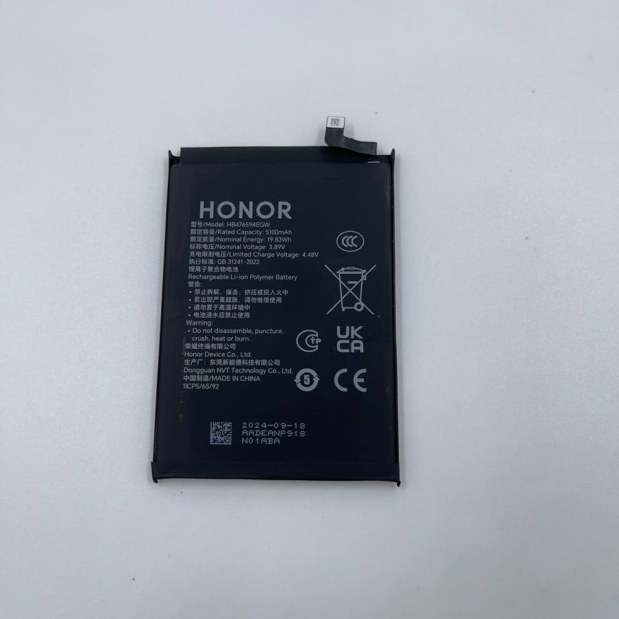 Honor 400 Lite/X6a/X6b (HB476594EGW) АКБ аккумулятор оригинал с разбора