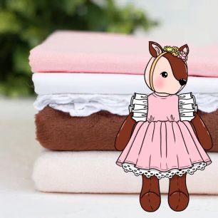 Набор для пошива игрушки - Олененок в розовом