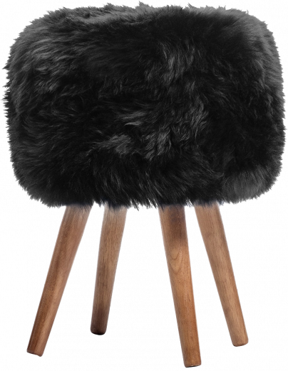 Пуф Sheepskin Черный
