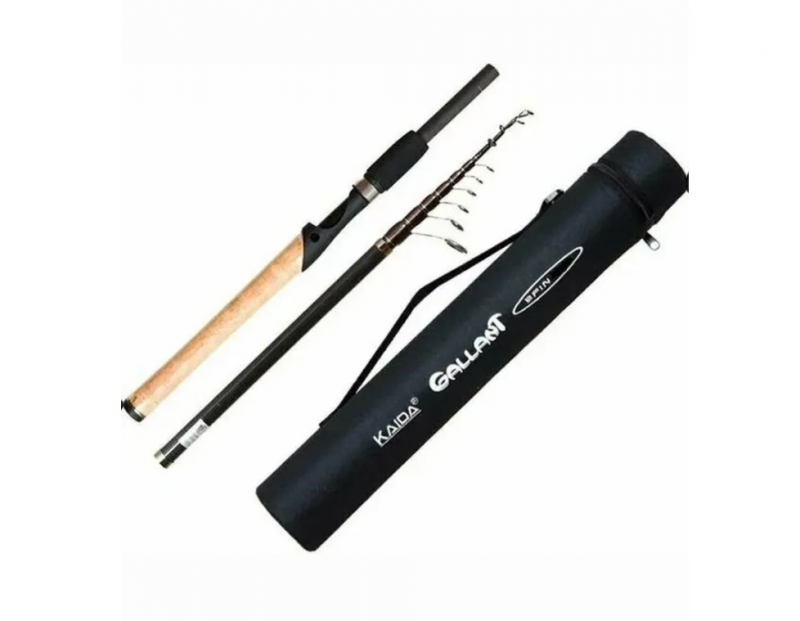 Спиннинг телескопический Kaida GALLANT тест 7-28g, 2,1м
