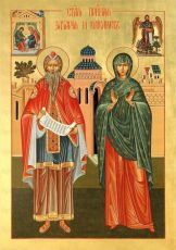 Захария и Елисавета: Икона как свидетельство Божьей милости (рукописная)