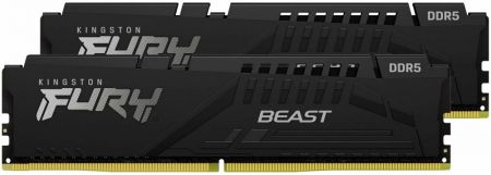 Модуль памяти DDR5 32Gb (2x16Gb Kit) Kingston 5200 Fury Beast KF552C40BBK2-32