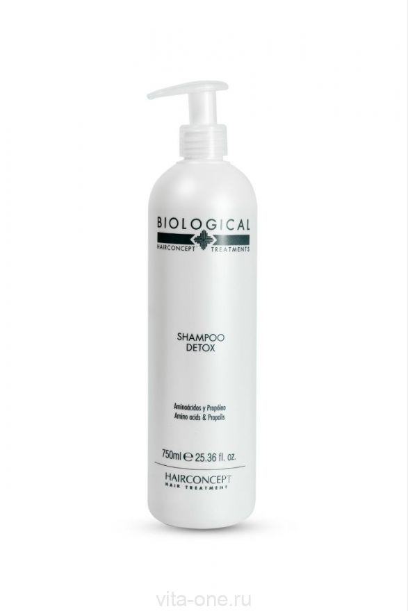 Безсульфатный шампунь для процедуры DETOX ORGANIC CARE серии BIOLOGICAL HAIR CONCEPT 750мл