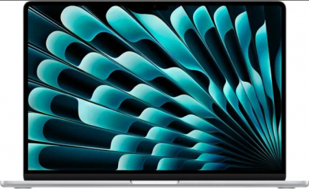 Apple Macbook Air MW1H3 [15.3" 2880 X 1864 16 Гб 512 Гб Apple M4 / 4 Ггц] Silver EN Клавиатура