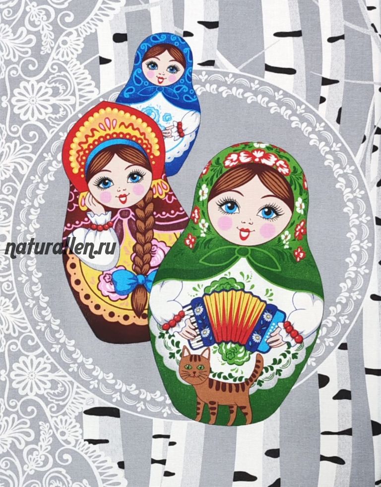 Полотенце кухонное "Матрёшки"