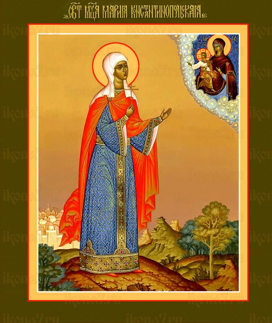 Икона Мария Константинопольская (рукописная)