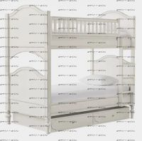 Кровать двухъярусная №19, Массив