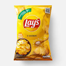 Чипсы ”Lays” со вкусом соли 140г