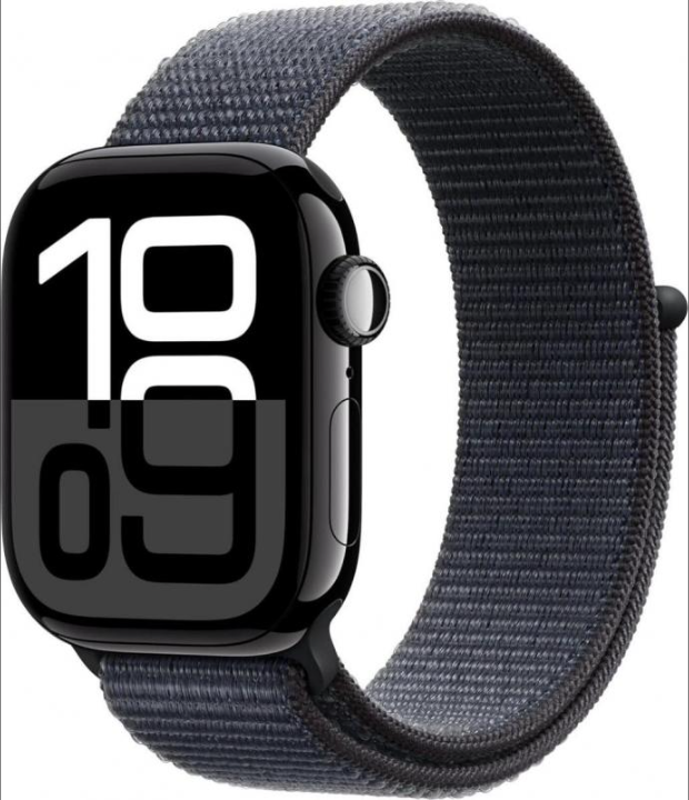 Смарт-часы Apple Watch Series 10 42 mm Jet Black Aluminum Case with Ink Sport Loop