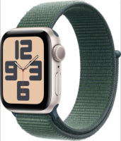 Смарт-часы Apple Watch SE (2nd Gen) 40 mm Starlight Aluminum Case with Sage Sport Loop