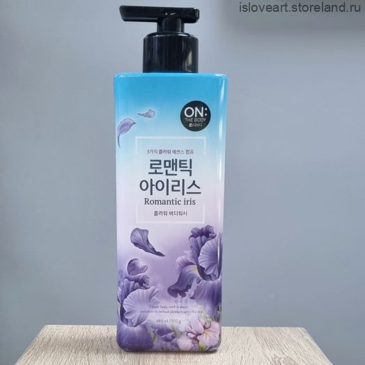 Парфюмированный гель для душа ON THE BODY ROMANTIC IRIS, 500мл.