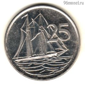 Каймановы острова 25 центов 1999