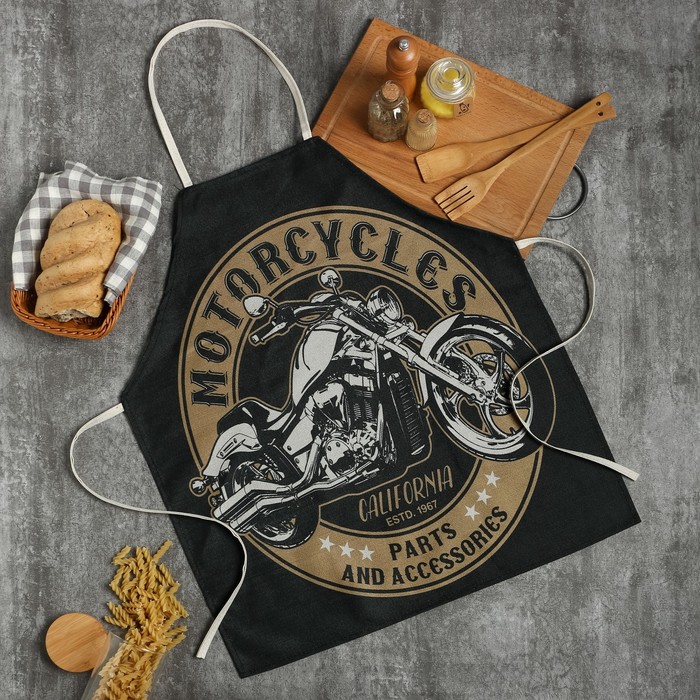 Фартук Этель "Motorcycles" 58 х68см, 100% п/э