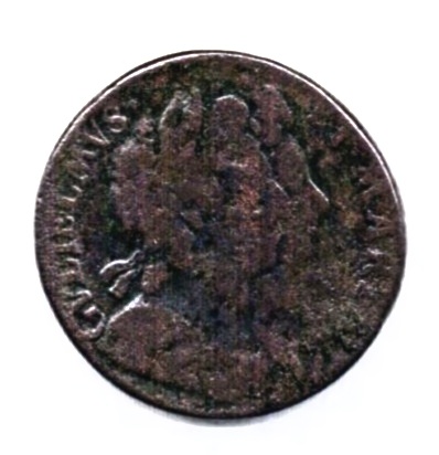 1/2 пенни 1694 Англия Великобритания Редкость