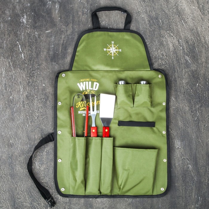 Фартук кухонный Wild Kitchen, зеленый, 63?43 см