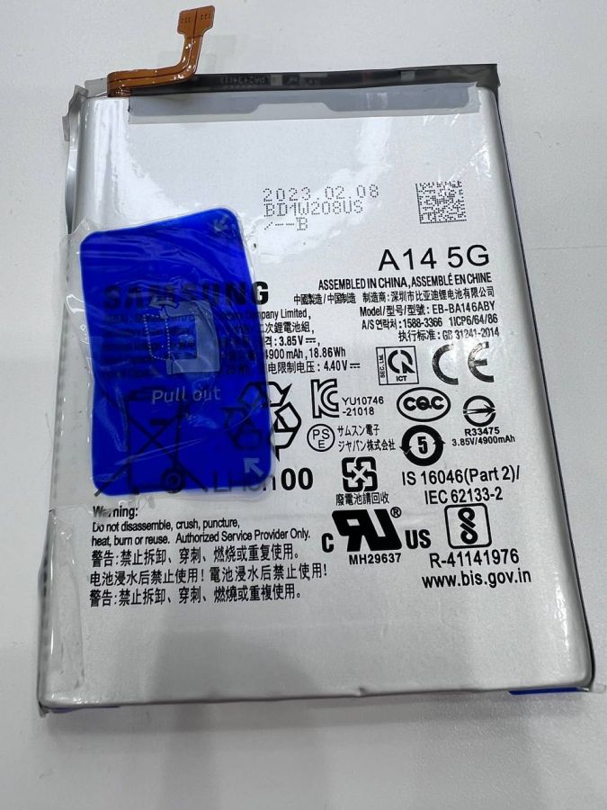 Samsung Galaxy A14 EB-BA146ABY  АКБ аккумулятор оригинал с разбора