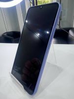 Samsung Galaxy A34 дисплей оригинал в рамке с разбора мелкие потертости голубая рамка