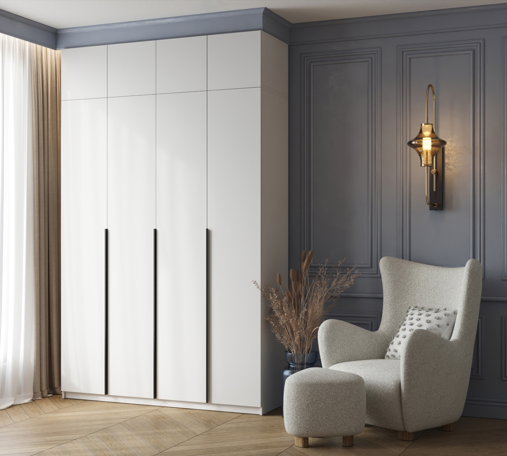 Бруно Шкаф 4-х ств. с антресолью