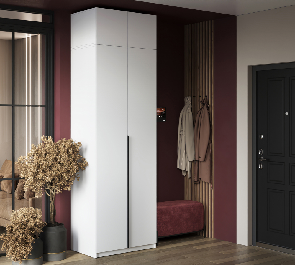 Бруно Шкаф 2-х ств с антресолью