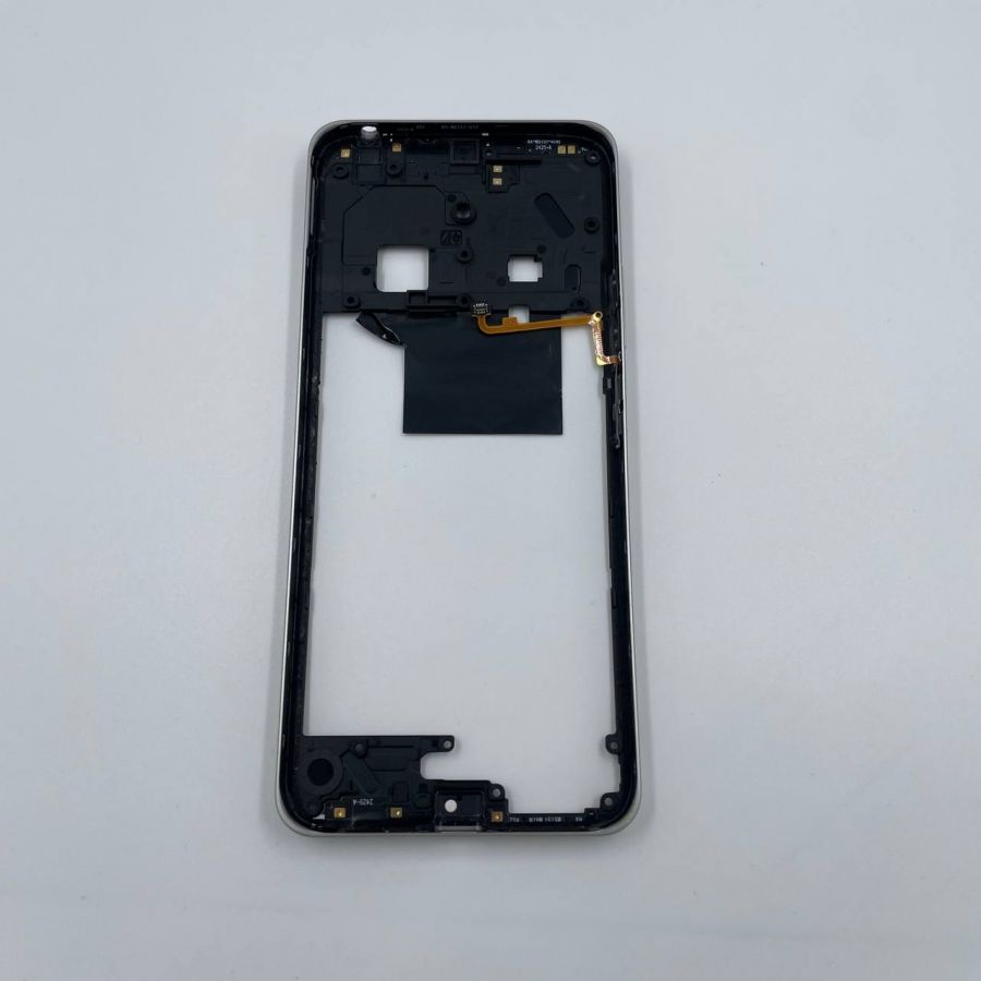 XIAOMI POCO C75 рамка (средняя часть) серая оригинал (снятая) с отпечатком пальца