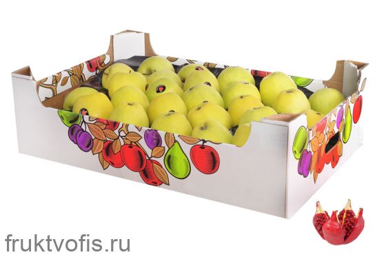 Коробка Яблоки Голден 13кг Коробка Яблоки Голден 13кг