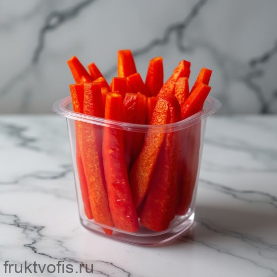 Контейнер с перцем красным 200г