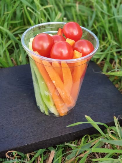Стакан фуршетный овощи микс шт
