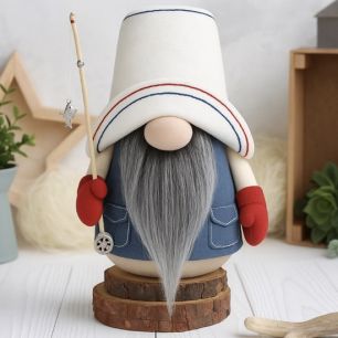 Набор материалов для пошива –  Гном-рыбак морской