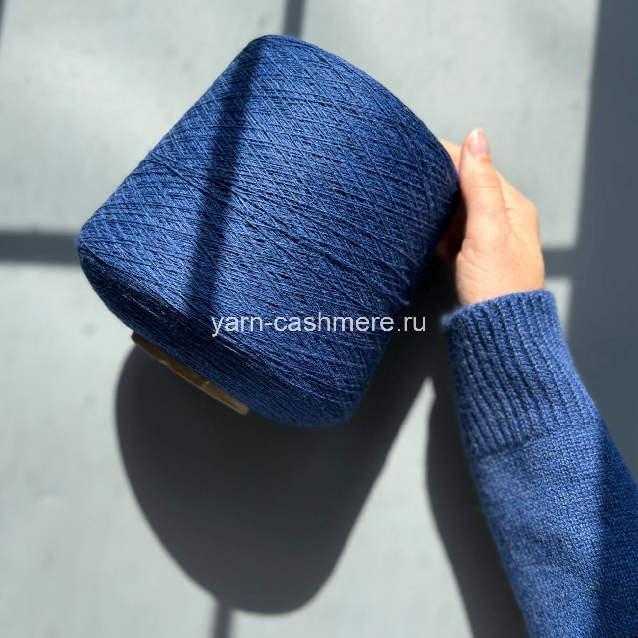 Бобинный 100% кашемир. Павлин  2/26   Nail Mongol 1300м./100 гр.