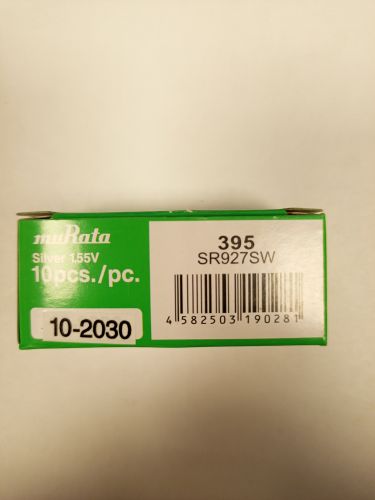 muRata silver 395 SR927SW 1.55v