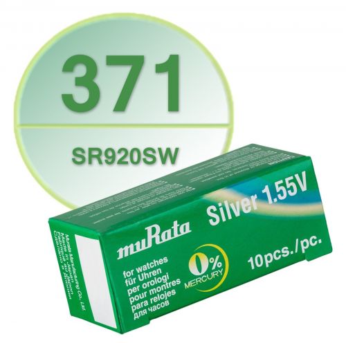 muRata silver 371 SR920SW 1.55v