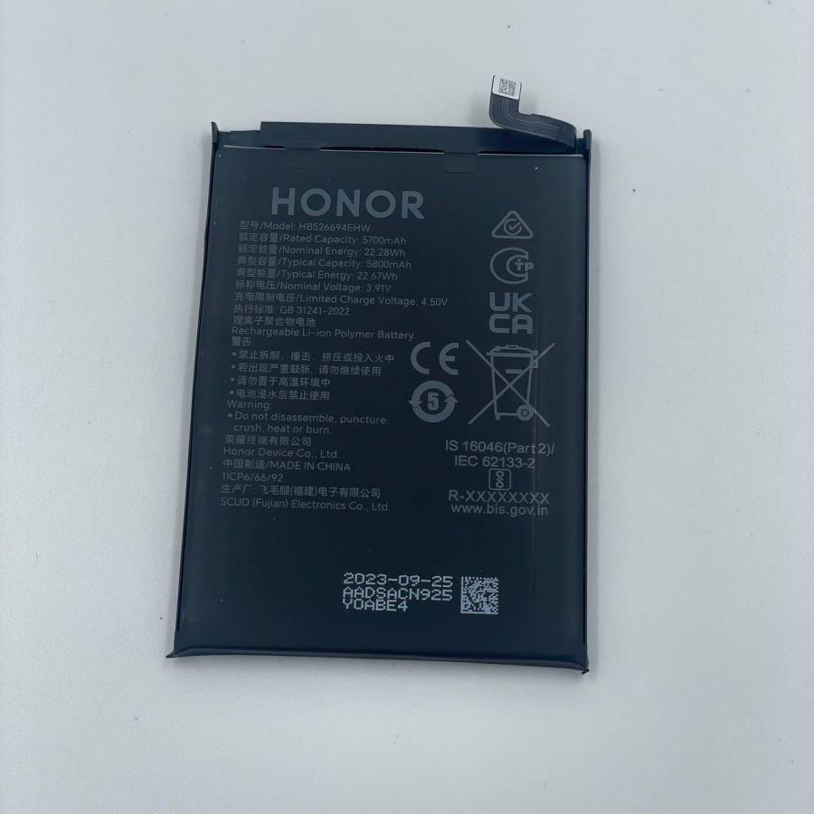 Huawei Honor X9b (HB526694EHW) Аккумулятор оригинал с разбора