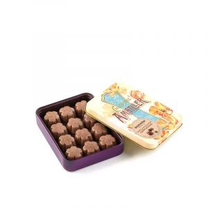 Конфеты шоколадные с начинкой капучино Amatller Chocolate con Leche Cappuccino 72 г Испания