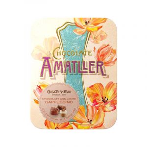 Конфеты шоколадные с начинкой капучино Amatller Chocolate con Leche Cappuccino 72 г Испания