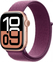 Смарт-часы Apple Watch Series 10 42 mm Rose Gold Aluminum Case with Plum Sport Loop