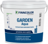 Эмаль Акриловая Finncolor Garden Aqua 2.7л Универсальная, Полуматовая для Внутренних Работ Без Запаха / Финнколор Гардн Аква.*