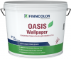Краска для Обоев и Стен Finncolor Oasis Wallpaper 0.9л Белая, Глубокоматовая / Финнколор Оазис Валпепер