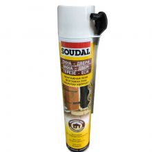 Пена монтажн.SOUDAL Желтая (ТРУБКА) лето, 750мл