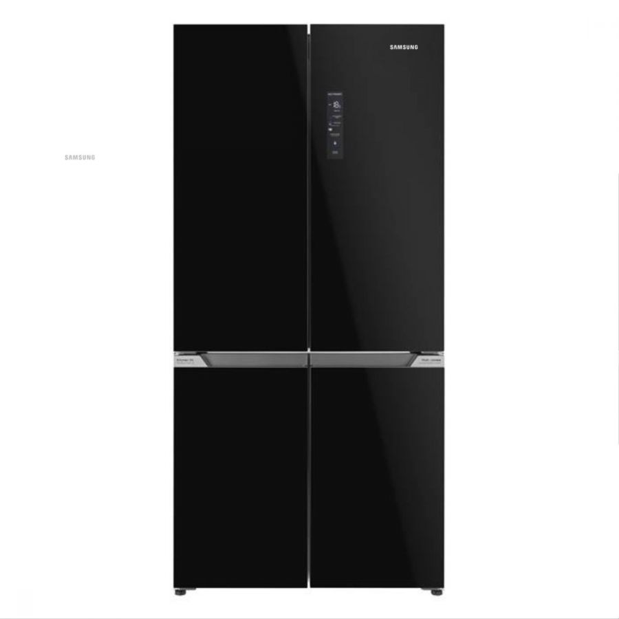 SAMSUNG refrigerator RS62R50310/BI cm, 611 lit, black glass, No Frost, Side-by-Side, черное стекло