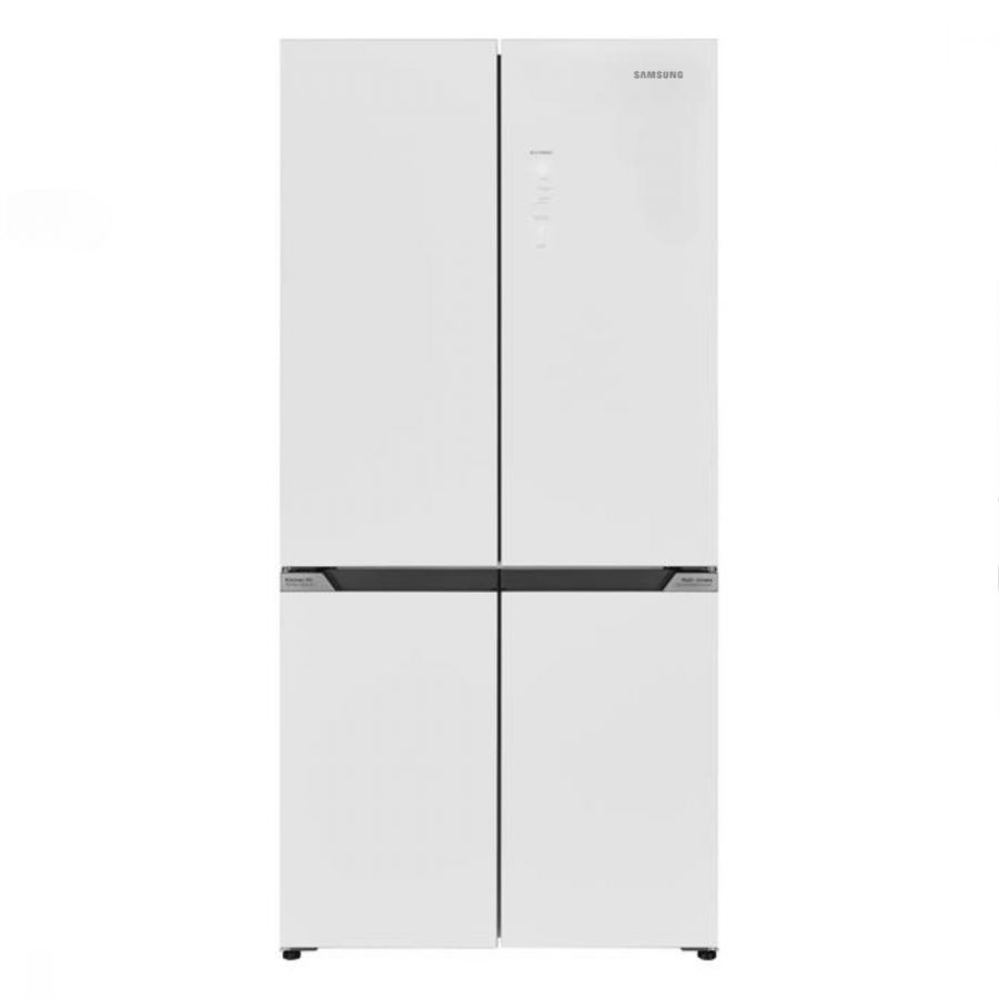 SAMSUNG refrigerator RS62R50310/WI cm, 611 lit, white glass, No Frost, Side-by-Side, белое стекло