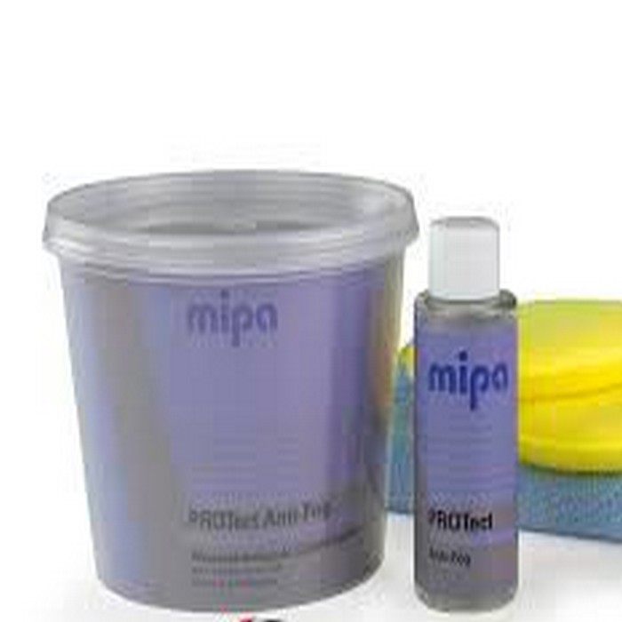 Mipa PROTect Anti-Fog Покрытие для стекла от запотевания в наборе с салфеткой и губкой 50мл.