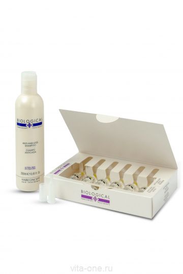 ПИЛИНГ 2D: Набор двойного действия «Очищение+взрывное питание» (шампунь+эссенция) серии BIOLOGICAL HAIR CONCEPT 250мл+6х10мл