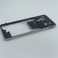 Realme c55 Рамка (средняя часть) с отпечатком пальцев золото (потёртости)